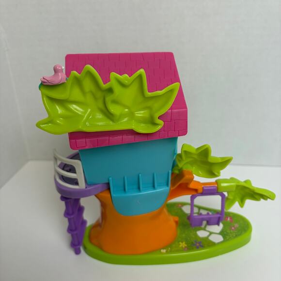 Vintage Polly Pocket Magnetic Treehouse Set & Accessories - Picture 5 of 6